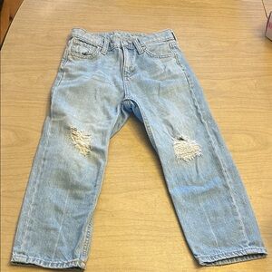 Old Navy Kids Light Blue Distressed Jeans